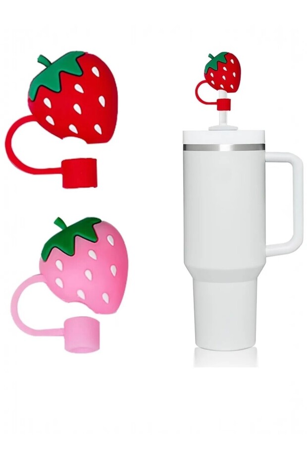 2Pcs 10mm (Red & Pink) Strawberry Pipette Cap