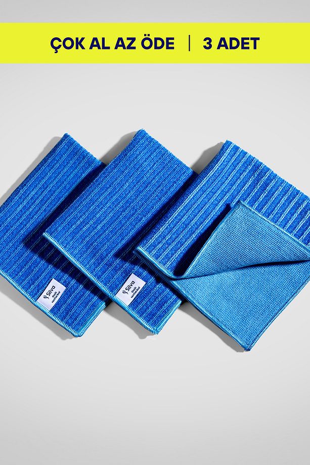 Mikrofiber Klasik Mutfak Bezi 3'lü - 2