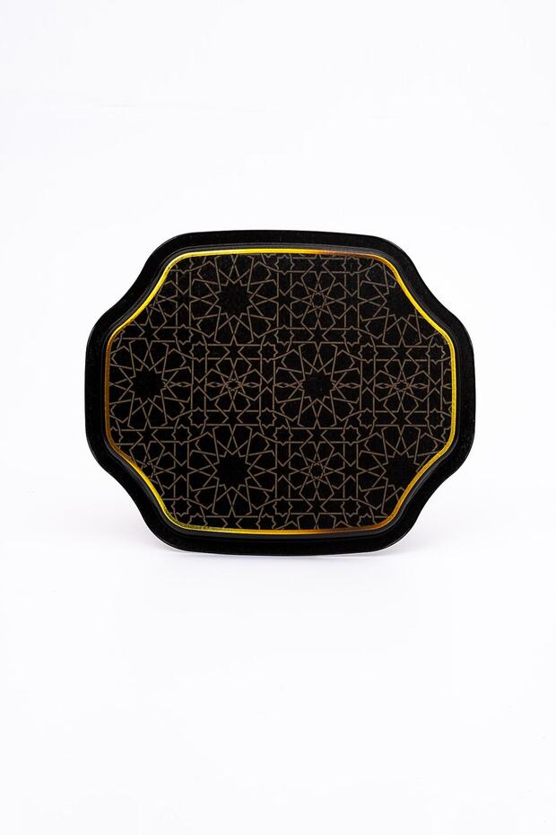 Ee166-v2 Trellis Patterned Special Shape Tray 28x33 Cm - 3