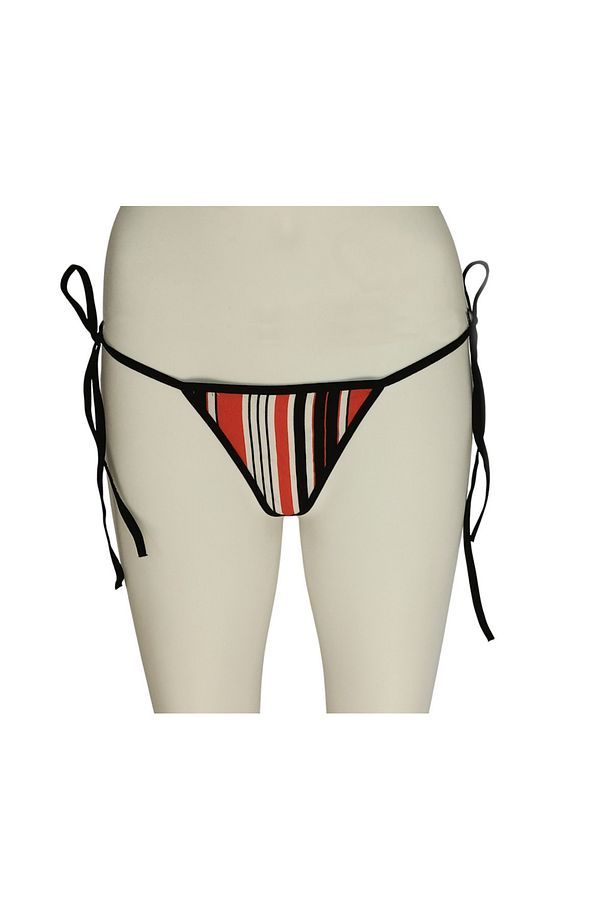 Asm1048 Kadın Renkli Pijama Desenli Nostalji String - 1
