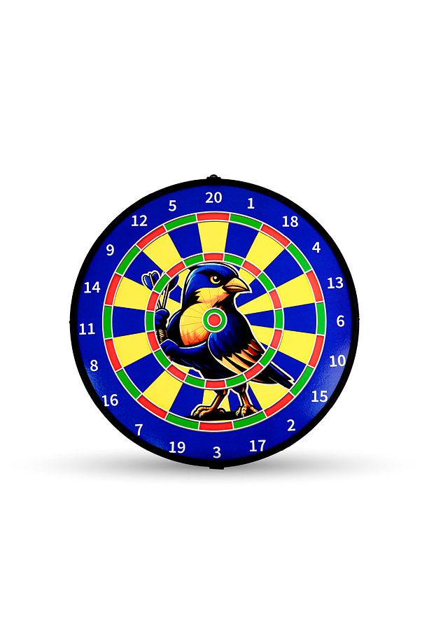 4 Oklu Mıknatıslı Taraftar Dart Seti Çift Yönlü Manyetik Dart Askılı Dartboard - 7