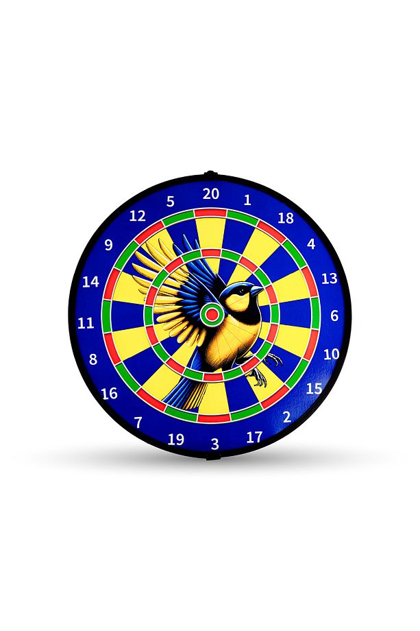 4 Oklu Mıknatıslı Taraftar Dart Seti Çift Yönlü Manyetik Dart Askılı Dartboard - 8