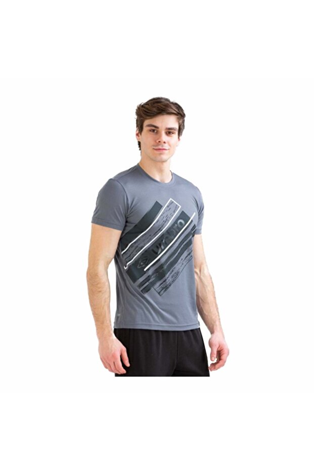 Teo Basic T-Shirt - Gri - XL - 1