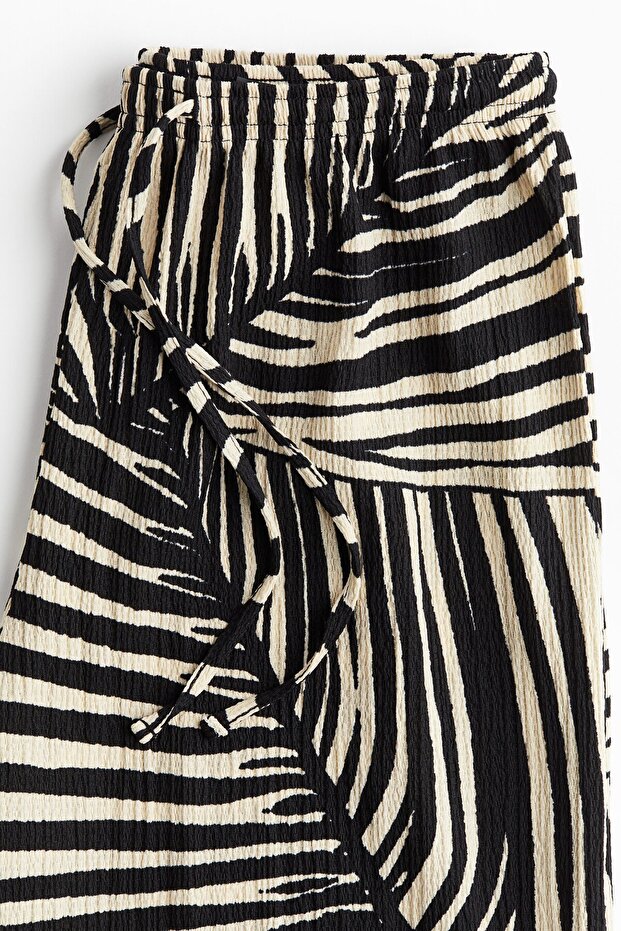 Geniş Pull-on Pantolon - 4