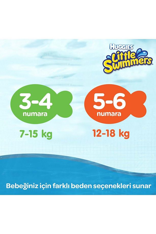 Little Swımmers Mayo Bebek Bezi Beden:5-6 (12-18KG) Tekli (İÇ ADET 11) - 6