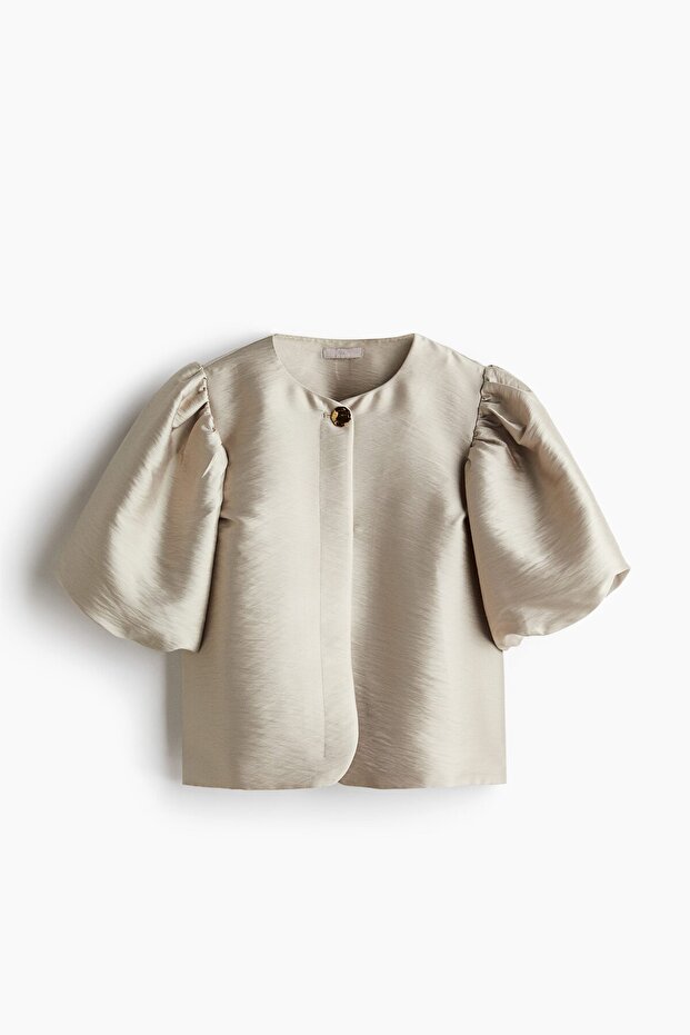 Balon Kollu Bluz - 3