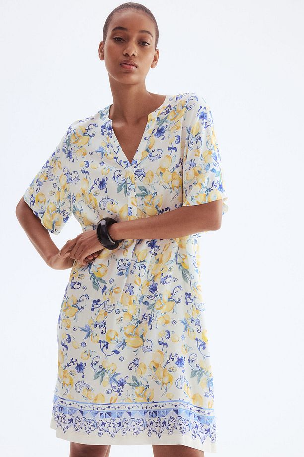 Viskoz Tunik Elbise - 1