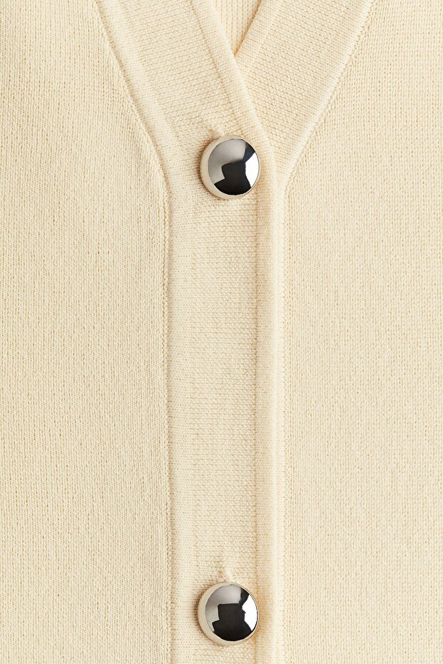 V Yakalı Elbise - 5