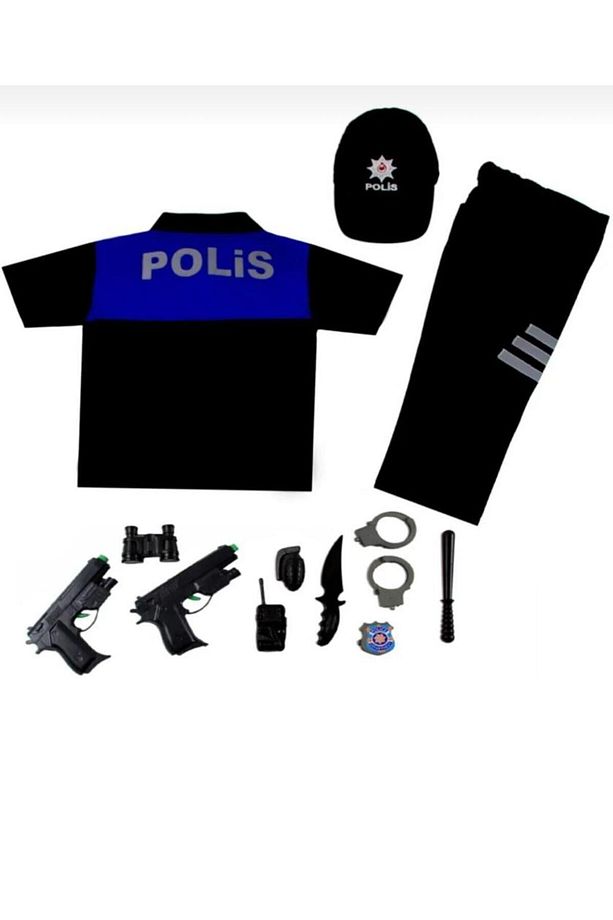 Polis Kostümü-Kısa Kol Sivil Toplum Polis Takımı ve Oyuncağı - 2