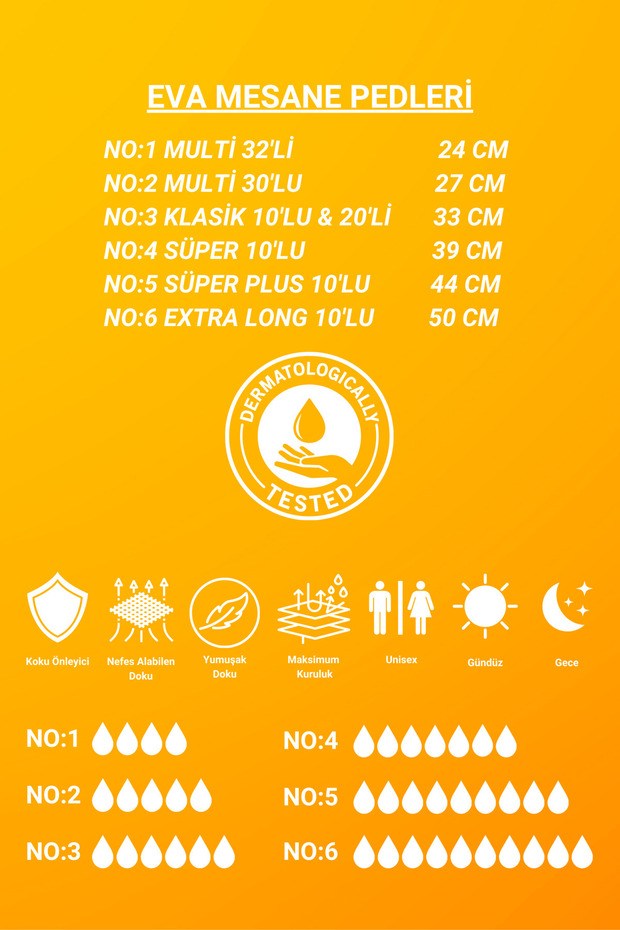 Mesane Pedi Kadın 30lu Multi2-normal (270MM) - 2
