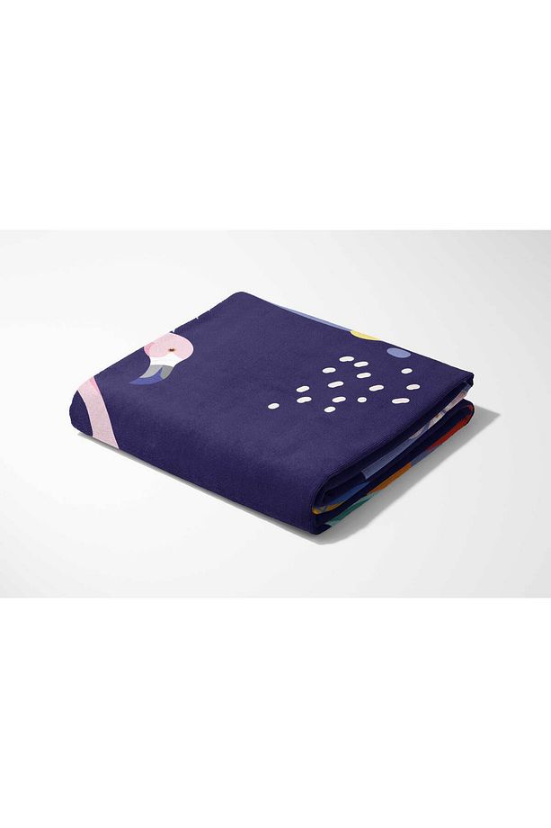 Flamingo Yaz Desen Dijital Baskılı Plaj Havlusu 75x150 - 5
