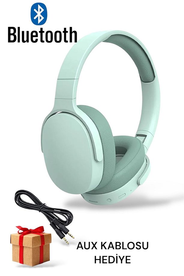 Yeni Nesil Şık Tasarım Extra Bass Kablosuz Bluetooth Mikrofonlu Kulaklık Şarjsız Kulanım Sd Kartlı - 1