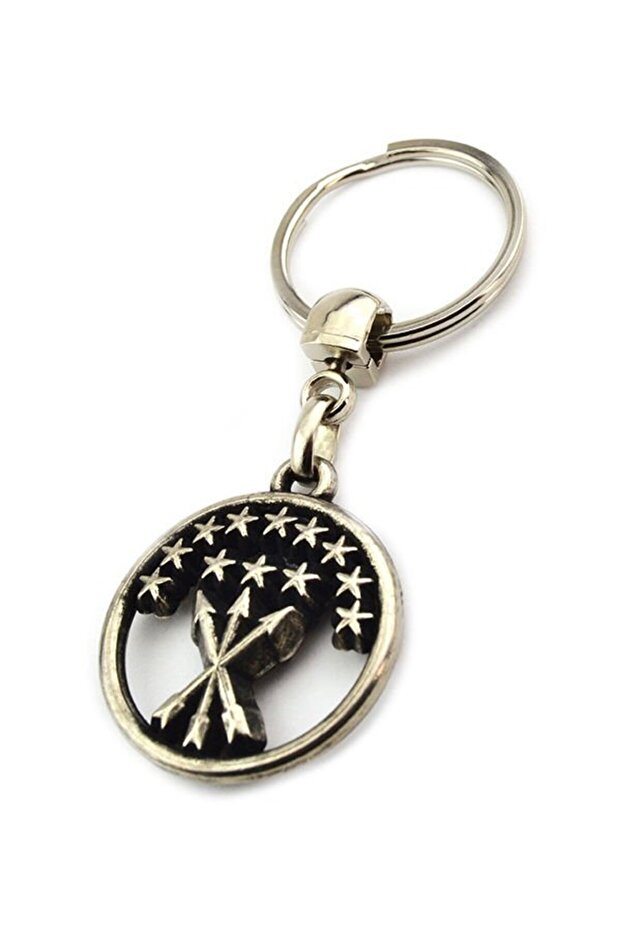 Circasus Flag Round Colorless Keychain