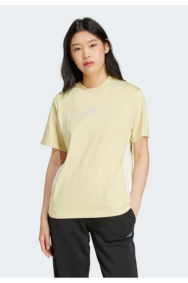 Essentials 3-Stripes Cotton Tee - 7
