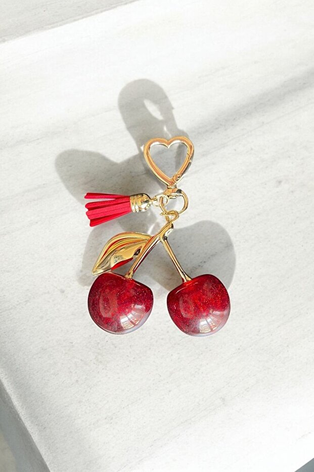 Cherry Design Bag Charm - 3
