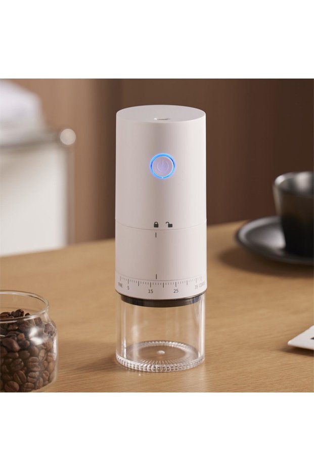 995 White Coffee Grinder TYPE-C USB Charge Professional Ceramic Grinding Core Coffee Beans Mill Grin