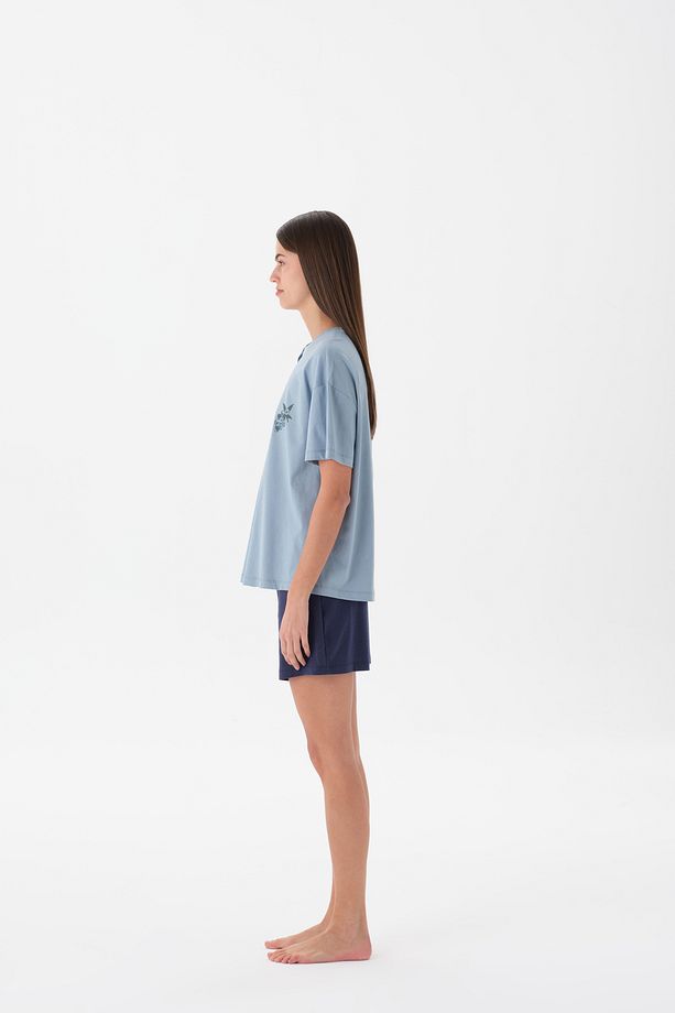 Pijama O Patlı Şort Tk. - 2