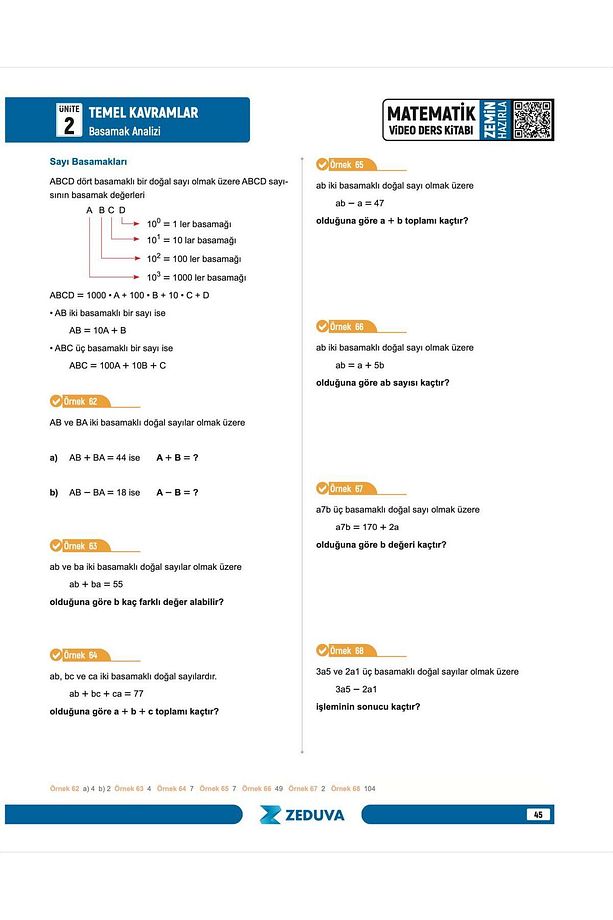 SML Matematik 12 Günde Zemin Hazırla Matematik Video Ders Kitabı - 6