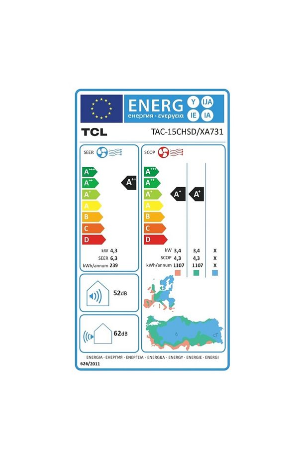 15.000 Btu Elite Plus Klima - Turbo Soğutma Ve Isıtma, Otomatik Temizleme (TAC-15CHSD/XA73I) - 6