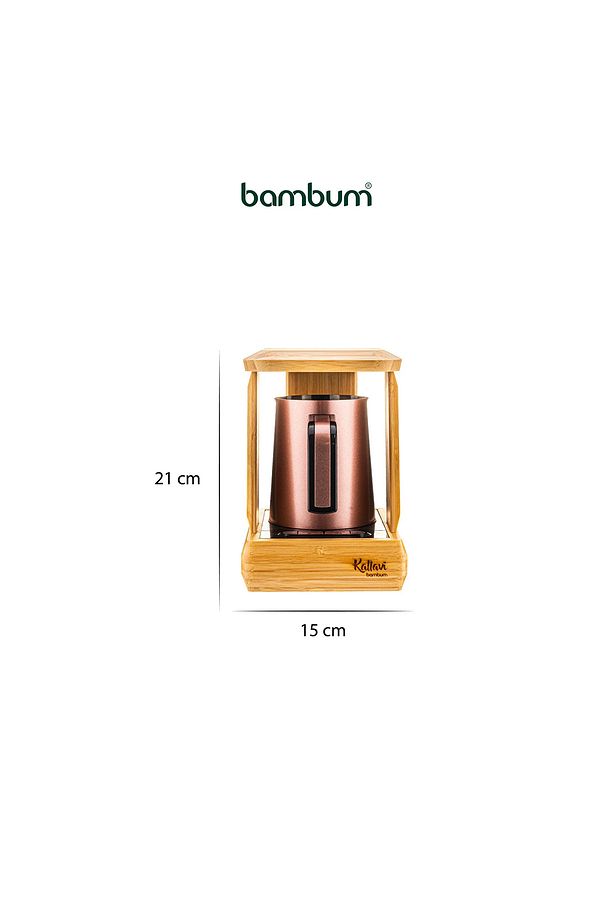 Kallavi Türk Kahve Makinesi Bronz - 5