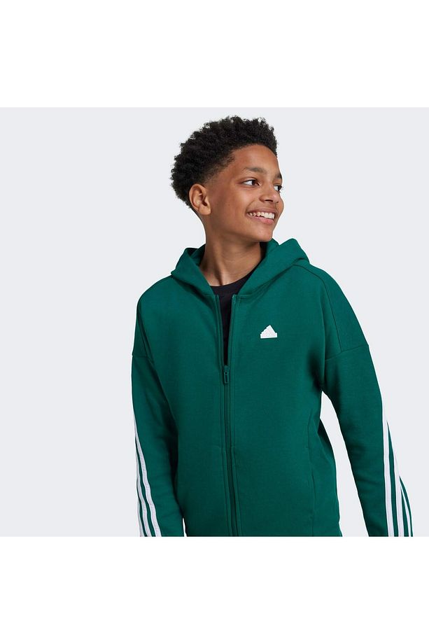 Future Icons 3-Stripes Full-Zip Kapüşonlu Üst - 6