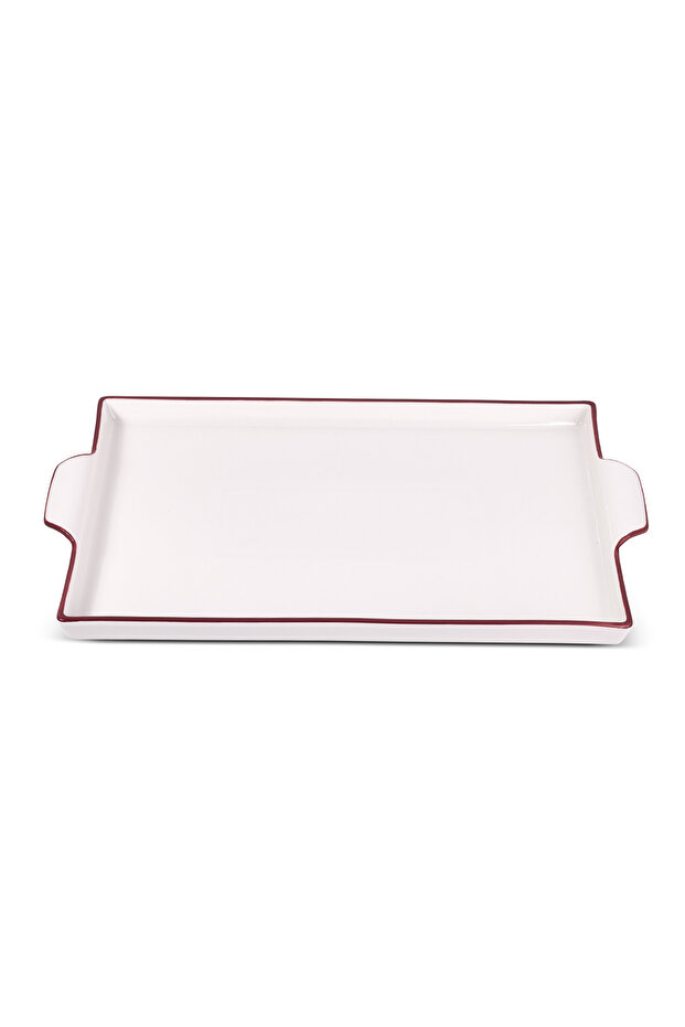 Bird Red 15 Piece Tray Rectangular Breakfast - 3