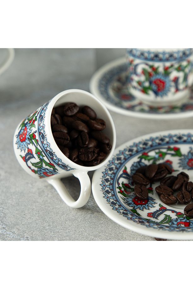 Tulu Topkapı Semazen 12 Parça 6 Kişilik Kahve Fincan Takımı 70 ml - 2