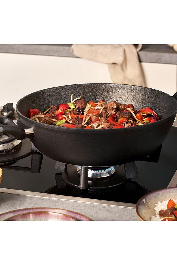Adamant Yan Kulplu Wok Tava 32 Cm - 3