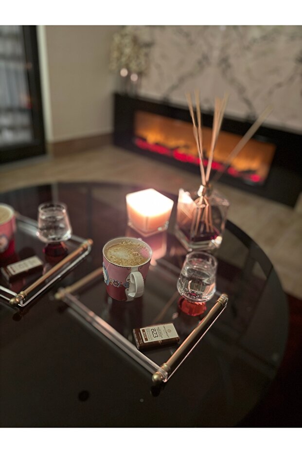 مقبض أنبوب عرض بلكسي بني ذهبي غير لامع - 3