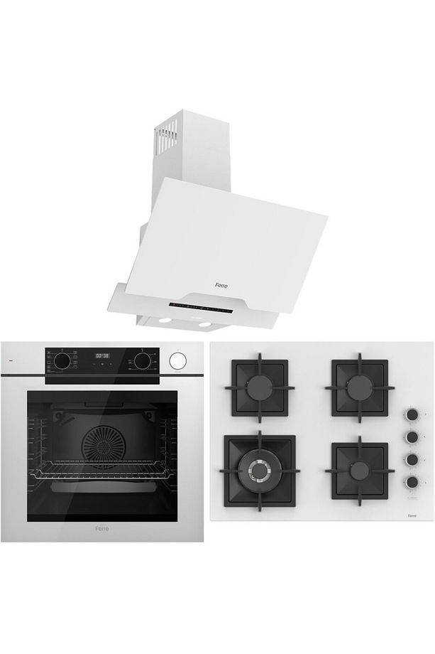 Fryart Artline Steam Qep64cb - Sc406-wfa - D064-sa 9 Prog. Dijital Turbo Ank. Set - Beyaz - 1