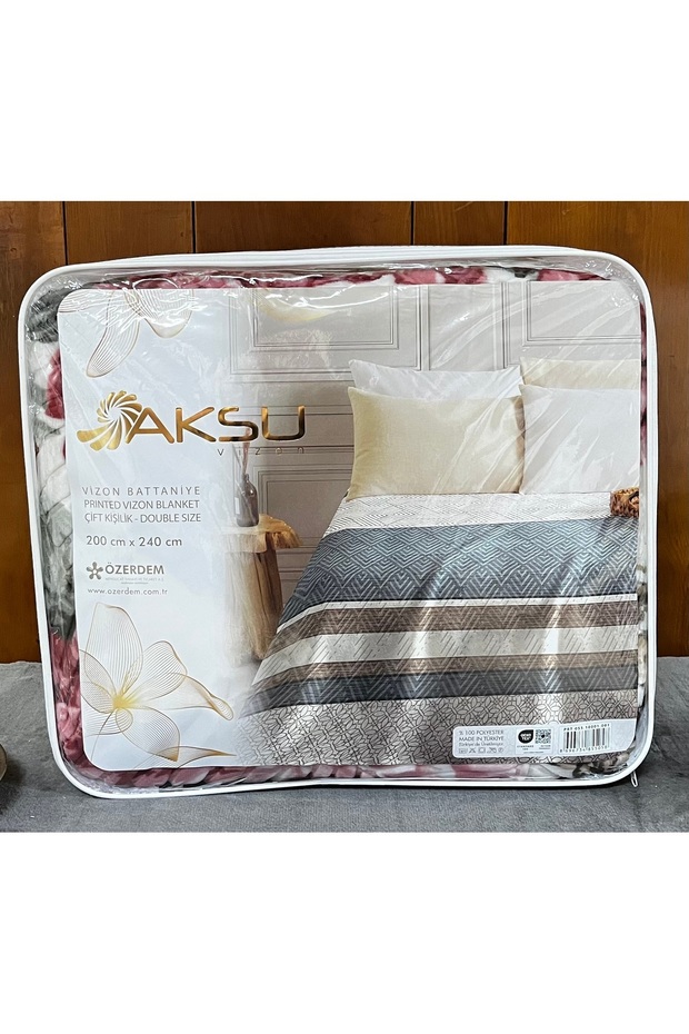 Çift Kişilik Vizon Battaniye - 1