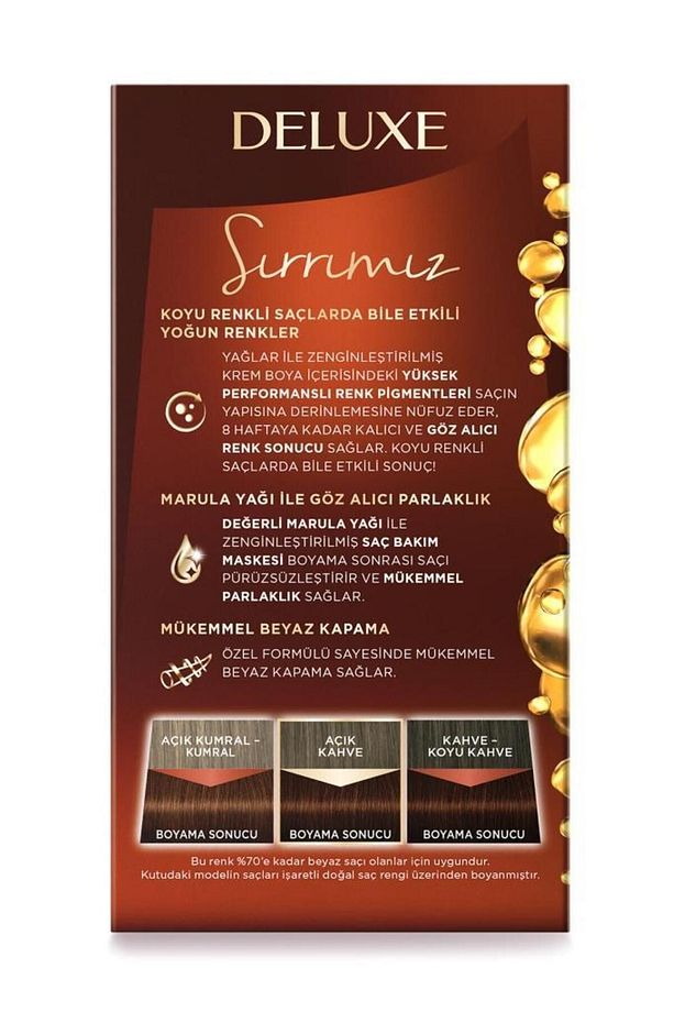Deluxe Yoğun Renkler 6-68 Karamel Kahve X 2 Adet Saç Boyası - 4