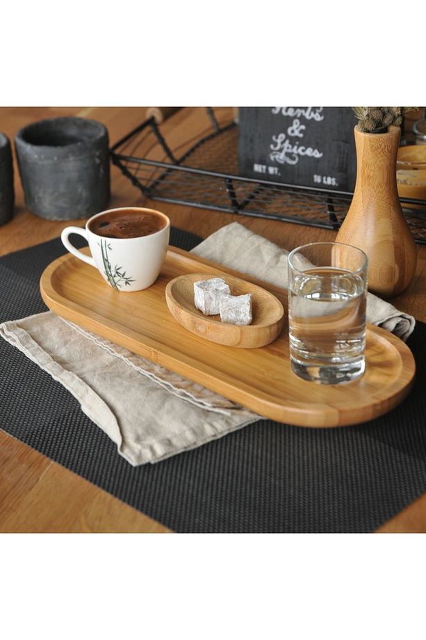 Latte Dikdörtgen Tepsi Küçük - 4