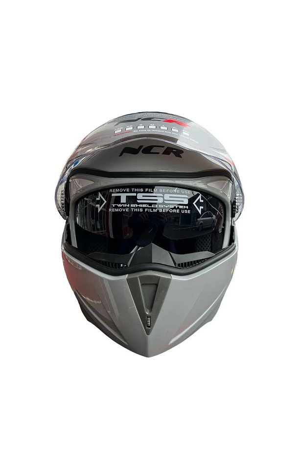 Çene Açılır Kask Ekstra Yedek Siyah Cam - 3
