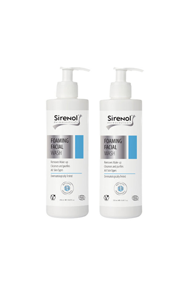100% Natural 2-Piece Facial Cleansing Foam Set 2X250 ml