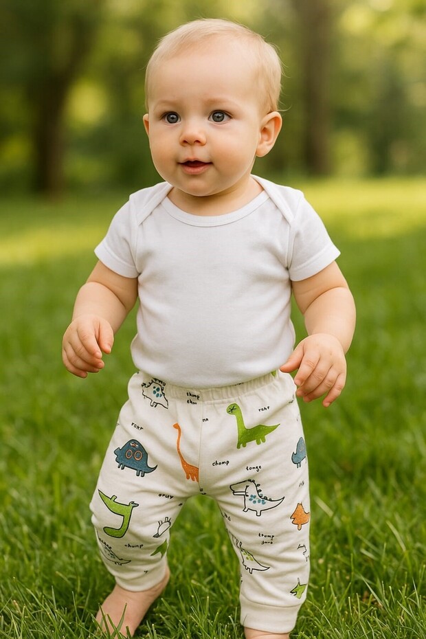 Baby Combed Cotton Pants 100% Cotton Children's Pajama Bottoms (0 Months - 4 Years)