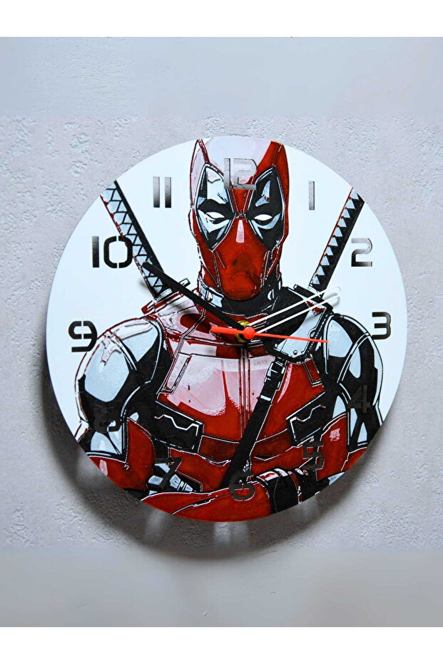 Deadpool Themed Wall Clock - 1