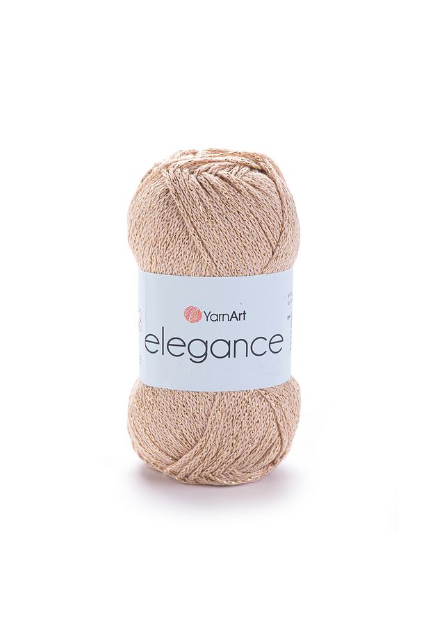 Elegance - Simli El Örgü Ipi Bej-120 - 1
