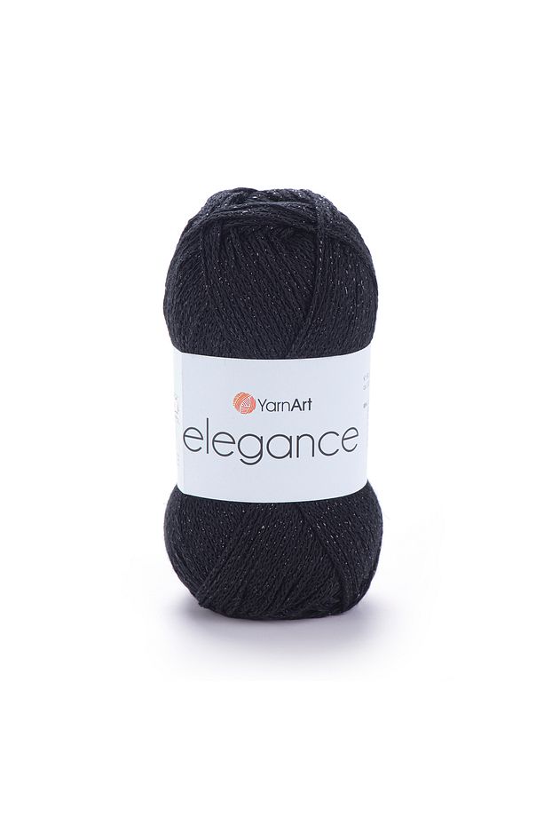 Elegance - Simli El Örgü Ipi Siyah-104 - 1
