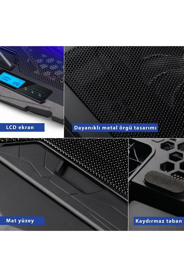 C1 Led Ekranlı Notebook Soğutucu - 8