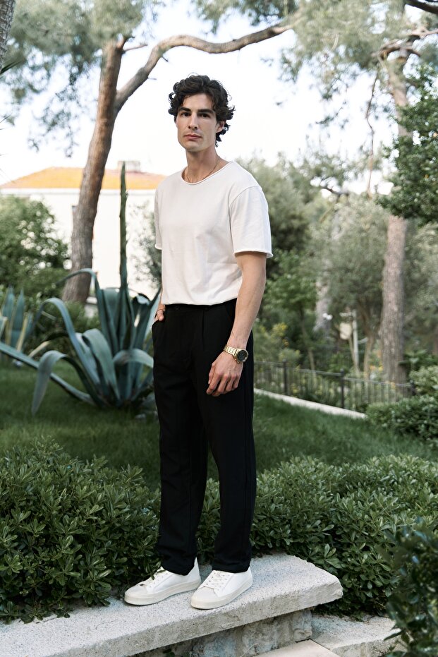 Glenn Erkek Siyah Pantolon - 2