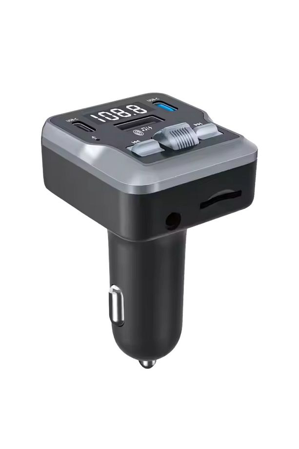 Bluetooth FM Transmitter Araç Kiti C66 | 30W Hızlı Şarj, USB/SD/MP3, Tüm Araçlara Uyumlu - 6