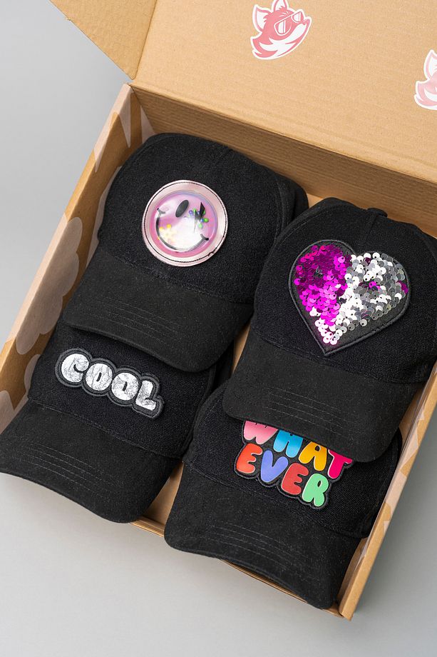 Unisex, 100% Koton, Janti Fox Patchleriyle Tasarlanabilir Ve Ayarlanabilir Mavi Şapka - 5