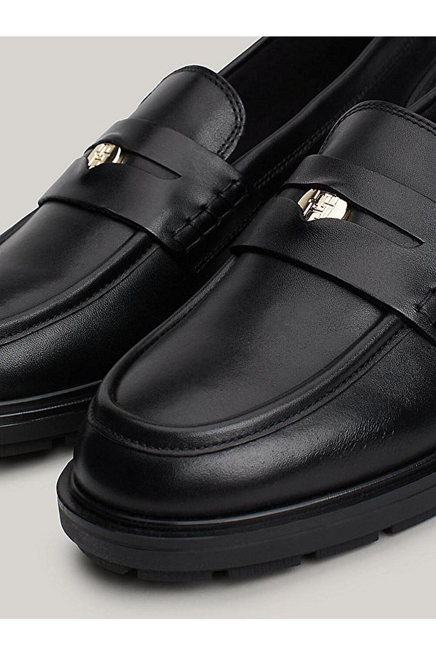 Kadın Deri Loafer Ayakkabı FW0FW08029BDS - 6