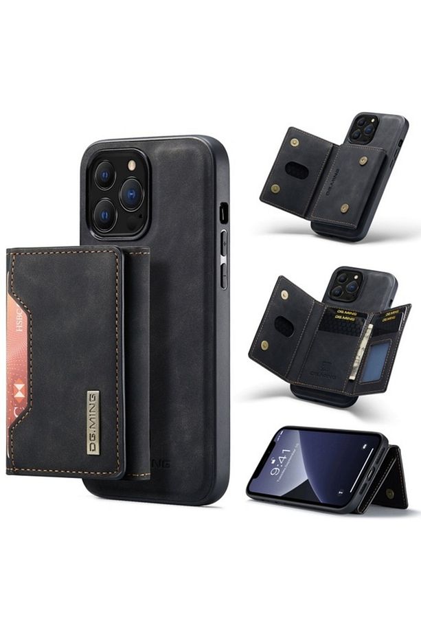 Iphone 11 DG Mıng 2 Parça Ayrılabilir Güçlü Manyetik Cüzdanlı Kılıf - 3