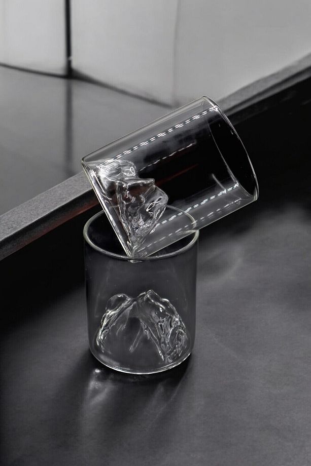 Viski Kokteyl Meşrubat Bardağı Buz Dağı 3 Boyutlu Borosilikat Bardak 320 ml (1 ADET) - 6