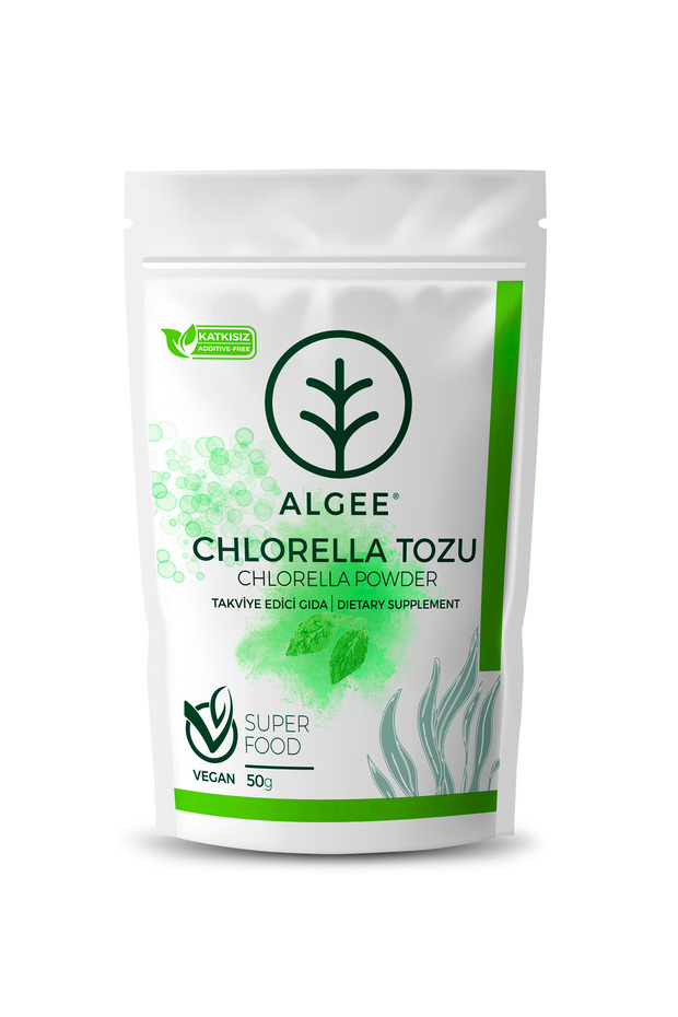 Algee® Chlorella Tozu Katkısız 50 gr