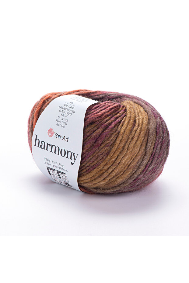 Harmony - Ebruli El Örgü Ipi Ebruli-a3 - 1