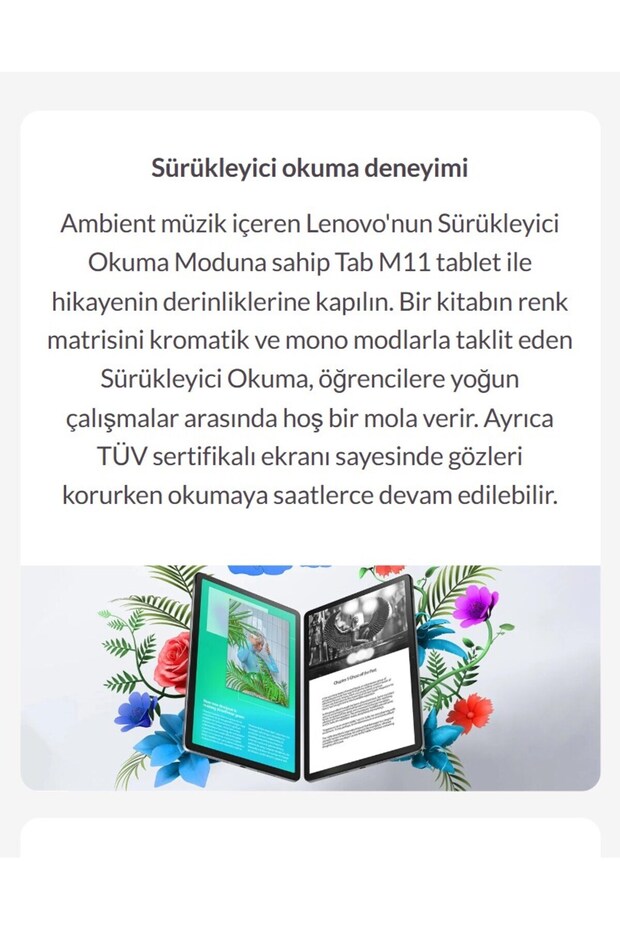 Simkartlı Tablet Donkunmatik 11inc FullHD IPS Ekran 8 Çekirdekli Tab M11 8Gb Ram 128Gb Hazfıza - 4