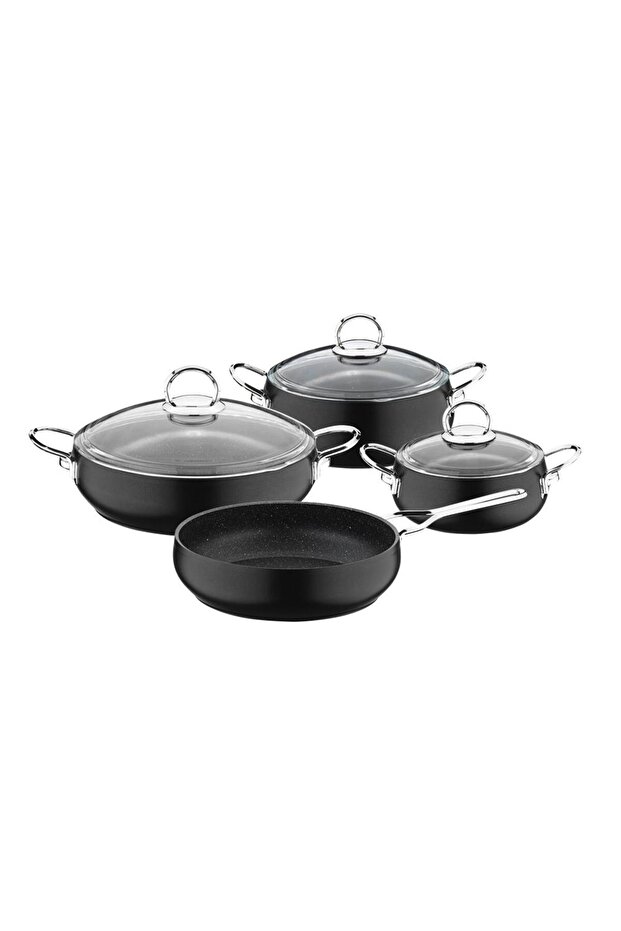 Ethernum 7 Parça Granit Tencere Seti - 1